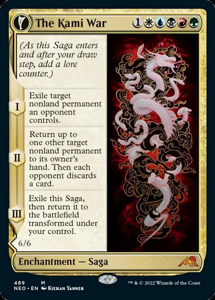 The Kami War // O-Kagachi Made Manifest (Extended Art) [Kamigawa: Neon Dynasty] - MTG Single