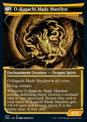 The Kami War // O-Kagachi Made Manifest (Showcase Soft Glow) [Kamigawa: Neon Dynasty] - MTG Single