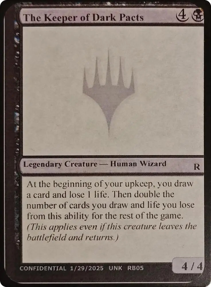 The Keeper of Dark Pacts [Un-Known Event Playtest Cards]