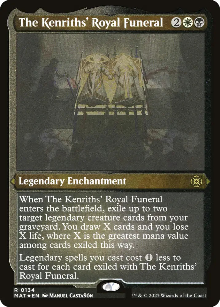 The Kenriths’ Royal Funeral (Foil Etched) [March of the Machine: The Aftermath] - MTG Single