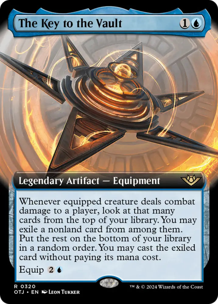 The Key to the Vault (Extended Art) [Outlaws of Thunder Junction] - MTG Single