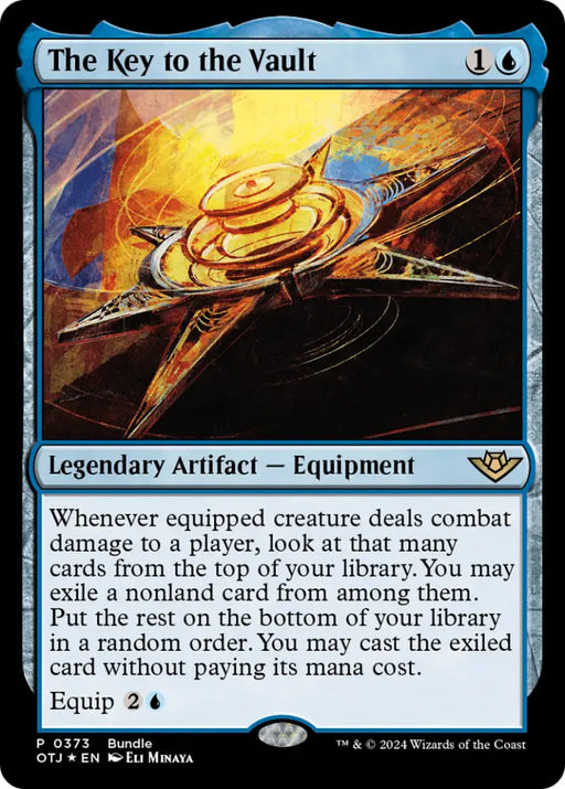 The Key to the Vault (OTJ Bundle) [Outlaws of Thunder Junction Promos] - MTG Single