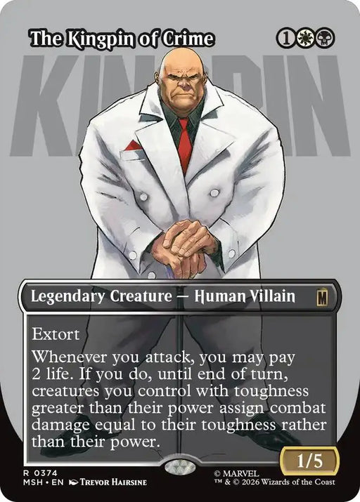The Kingpin of Crime (Borderless) (0374) [Marvel Super Heroes]