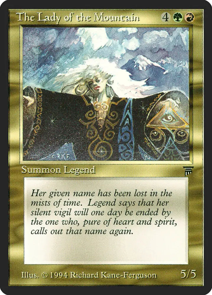 The Lady of the Mountain [Legends] - MTG Single