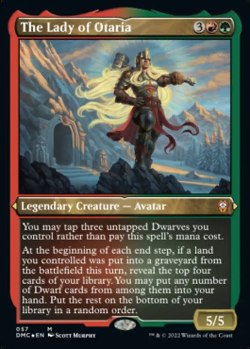 The Lady of Otaria (Foil Etched) [Dominaria United Commander] - MTG Single
