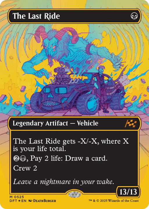 The Last Ride (Borderless) (First-Place Foil) [Aetherdrift] - MTG Single
