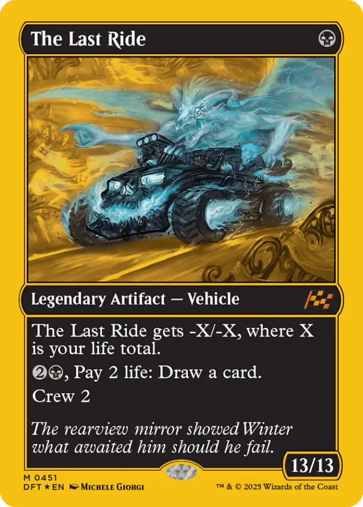 The Last Ride (First-Place Foil) [Aetherdrift] - MTG Single