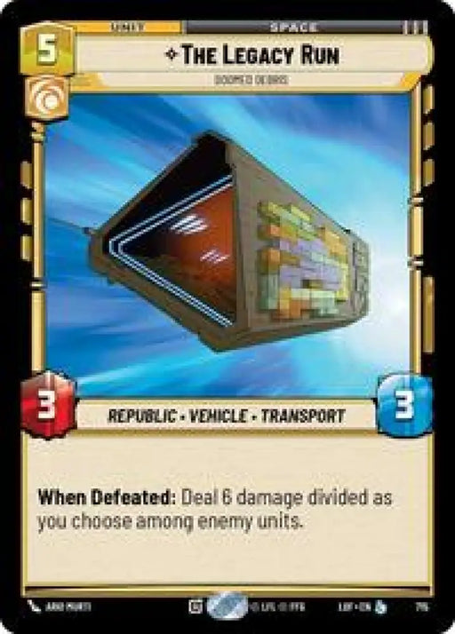 The Legacy Run - Doomed Debris (Foil) (715) [Legends of the Force]