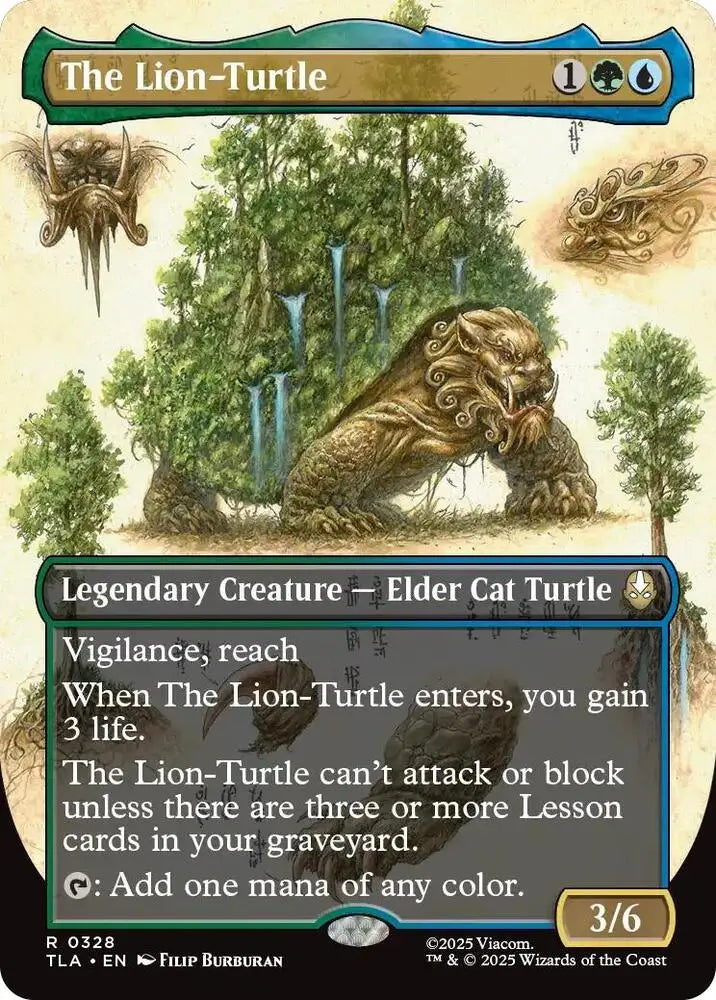 The Lion-Turtle (Borderless) (328) [Avatar: The Last Airbender]