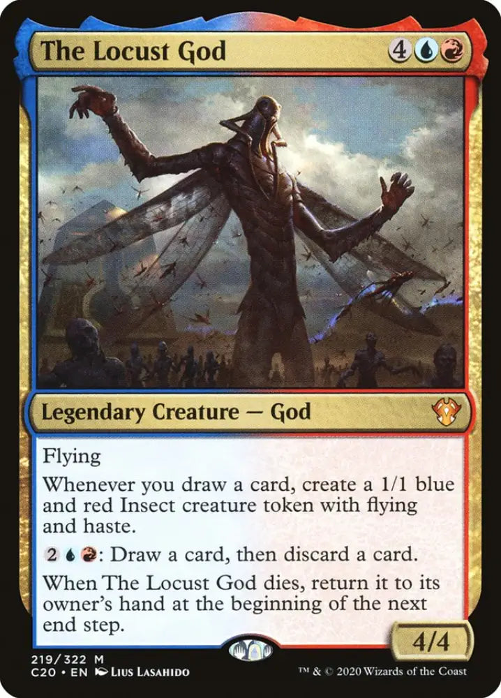 The Locust God [Commander 2020] - MTG Single