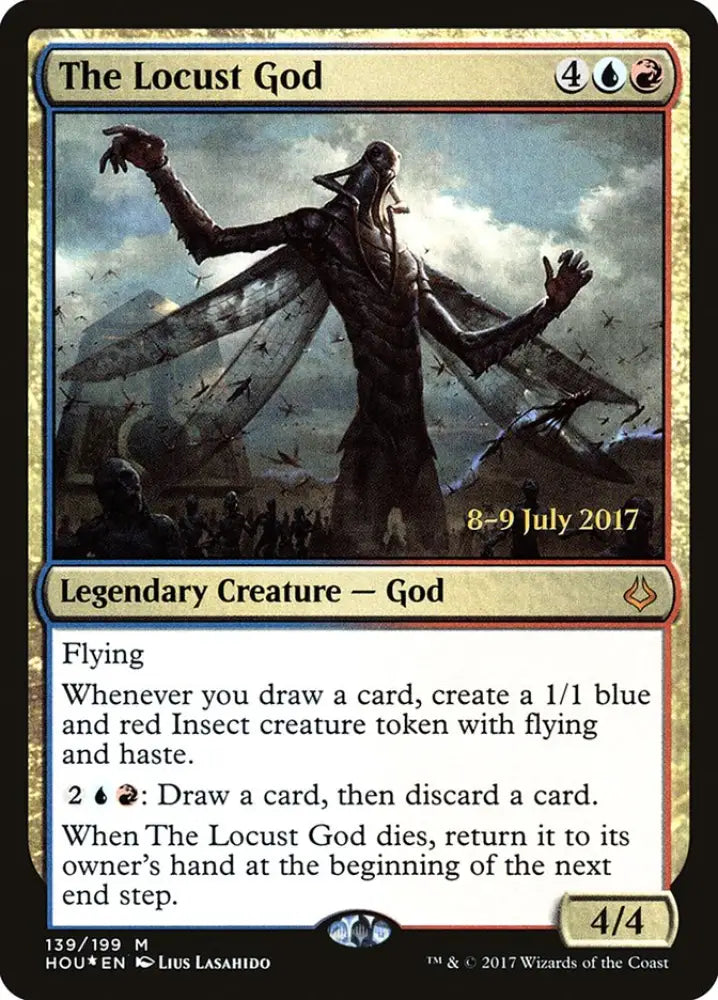 The Locust God [Hour of Devastation Prerelease Promos] - MTG Single