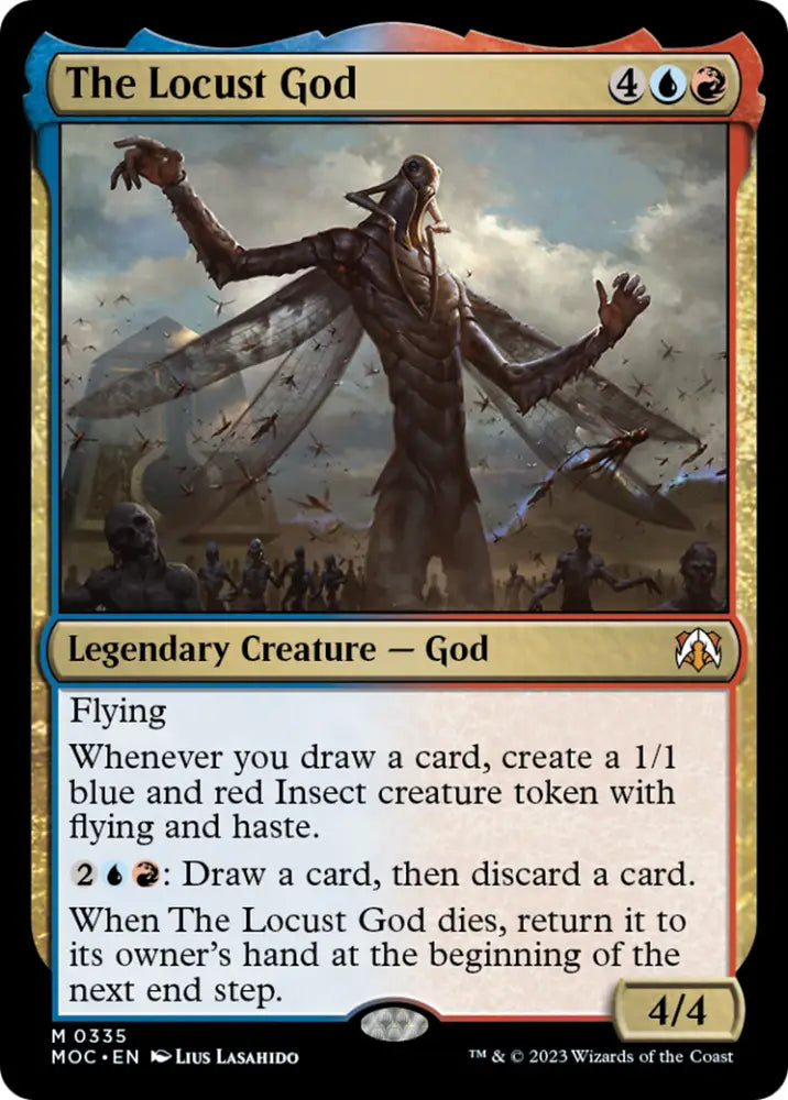 The Locust God [March of the Machine Commander] - MTG Single