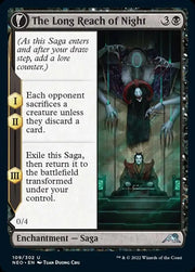 The Long Reach of Night // Animus of Night’s Reach [Kamigawa: Neon Dynasty] - MTG Single