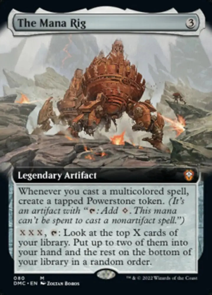 The Mana Rig (Extended Art) [Dominaria United Commander] - MTG Single