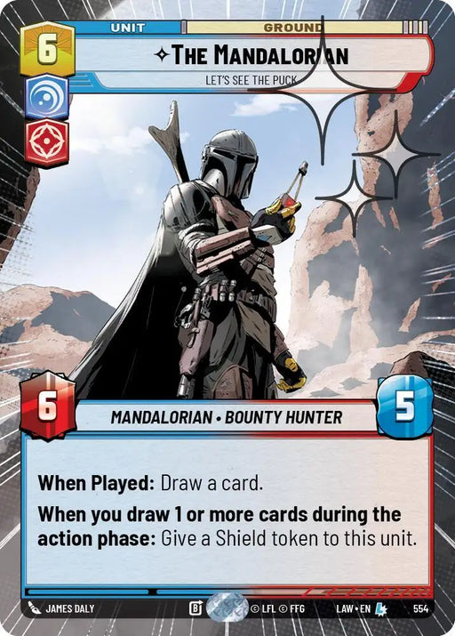 The Mandalorian - Let's See The Puck (Hyperspace Foil) (554) [A Lawless Time]