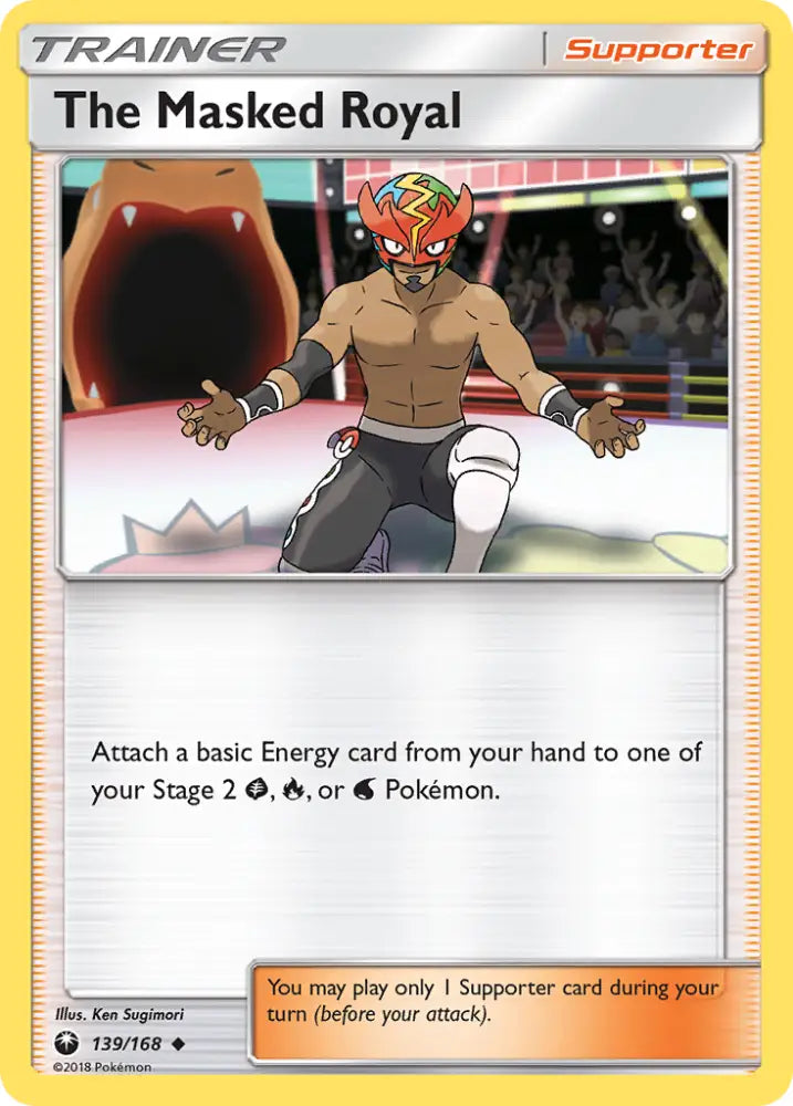 The Masked Royal (139/168) [Sun & Moon: Celestial Storm] - Pokemon Single