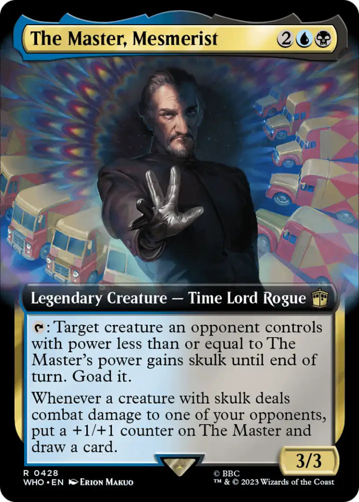 The Master Mesmerist (Extended Art) [Doctor Who] - MTG Single