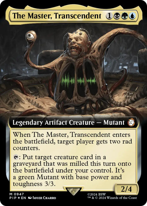 The Master Transcendent (Extended Art) (Surge Foil) [Fallout] - MTG Single