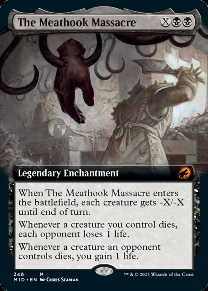 The Meathook Massacre (Extended Art) [Innistrad: Midnight Hunt] - MTG Single