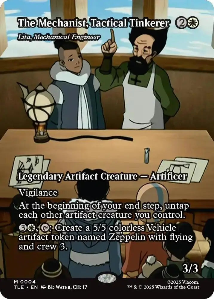 The Mechanist, Tactical Tinkerer - Lita, Mechanical Engineer (Borderless) (4) [Avatar: The Last Airbender: Eternal-Legal]
