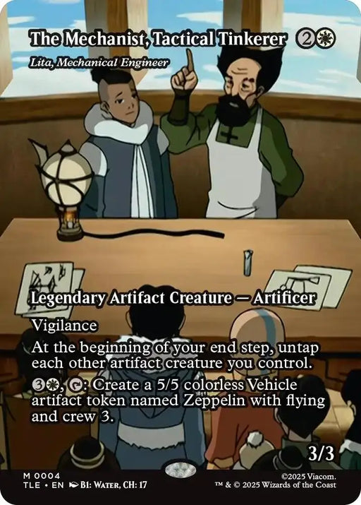 The Mechanist, Tactical Tinkerer - Lita, Mechanical Engineer (Borderless) (4) [Avatar: The Last Airbender: Eternal-Legal]