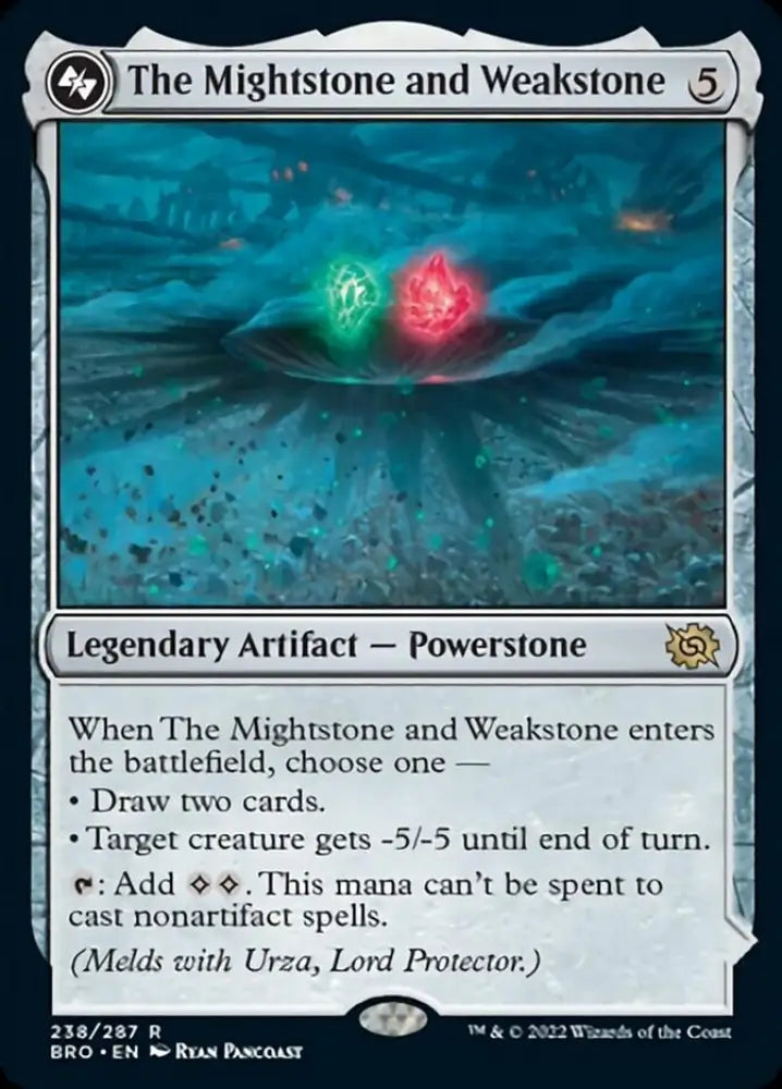 The Mightstone and Weakstone [The Brothers’ War] - MTG Single