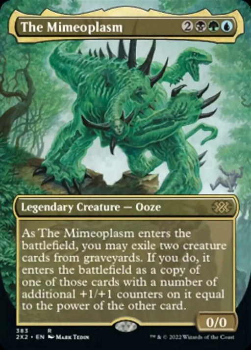 The Mimeoplasm (Borderless Alternate Art) [Double Masters 2022] - MTG Single