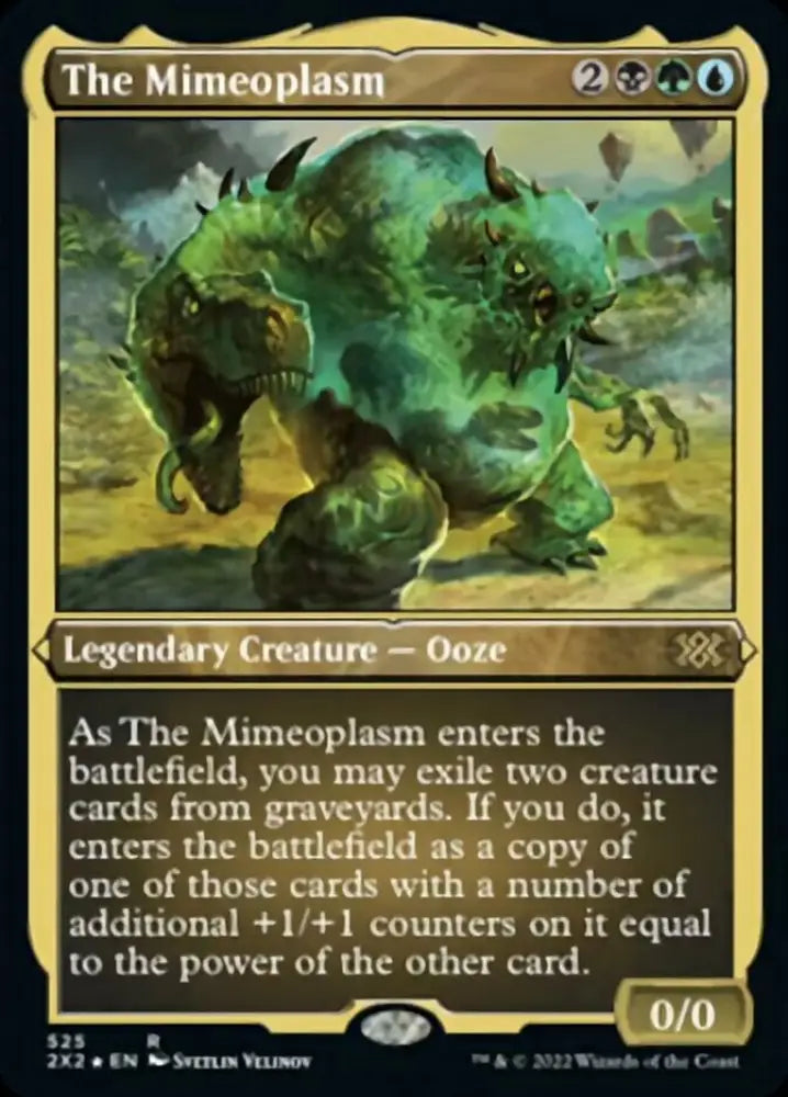 The Mimeoplasm (Foil Etched) [Double Masters 2022] - MTG Single