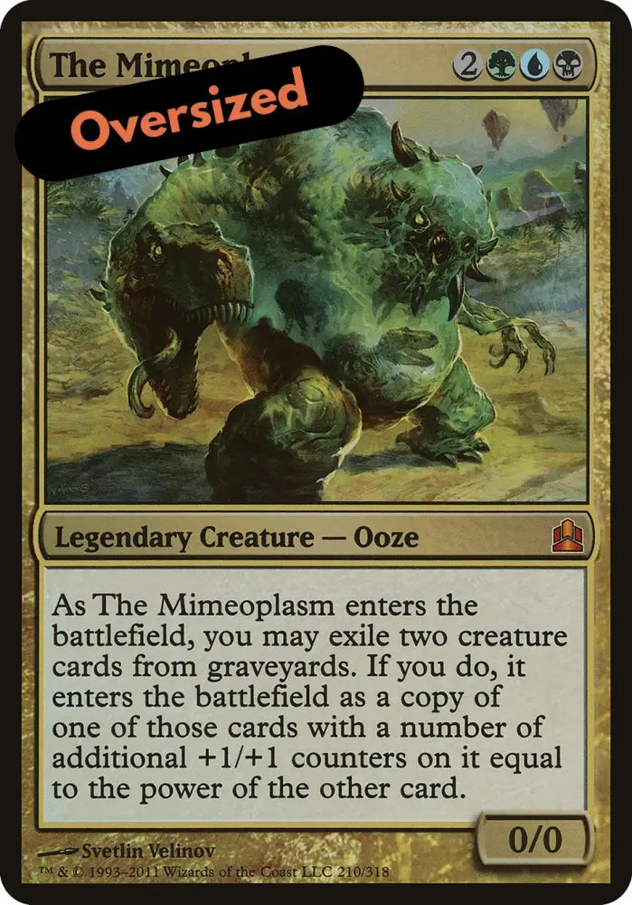 The Mimeoplasm (Oversized) [Commander 2011 Oversized] - MTG Single