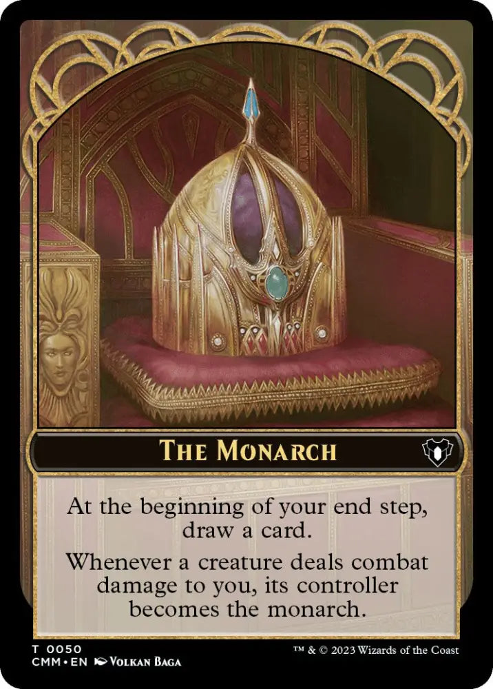 The Monarch // Drake Double-Sided Token [Commander Masters Tokens] - MTG Single
