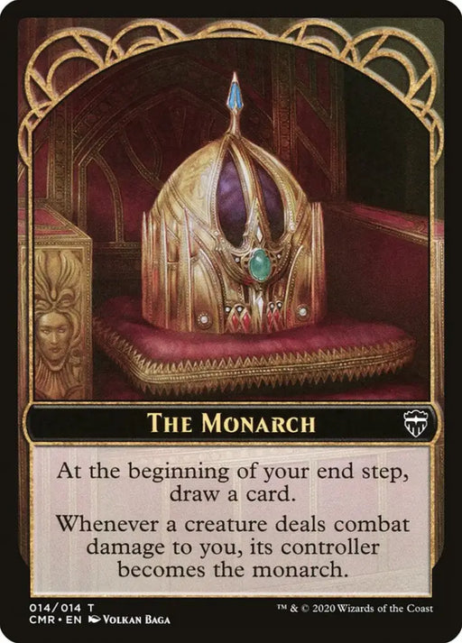 The Monarch // Treasure Double-Sided Token [Commander Legends Tokens] - MTG Single
