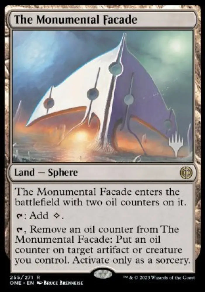 The Monumental Facade (Promo Pack) [Phyrexia: All Will Be One Promos] - MTG Single