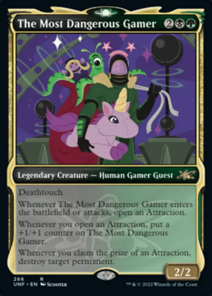 The Most Dangerous Gamer (Showcase) [Unfinity] - MTG Single