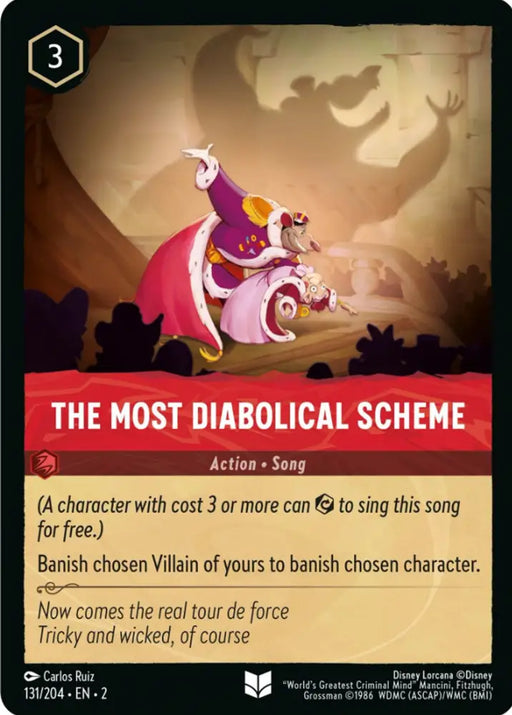 The Most Diabolical Scheme (131/204) [Rise of the Floodborn] - Lorcana Single