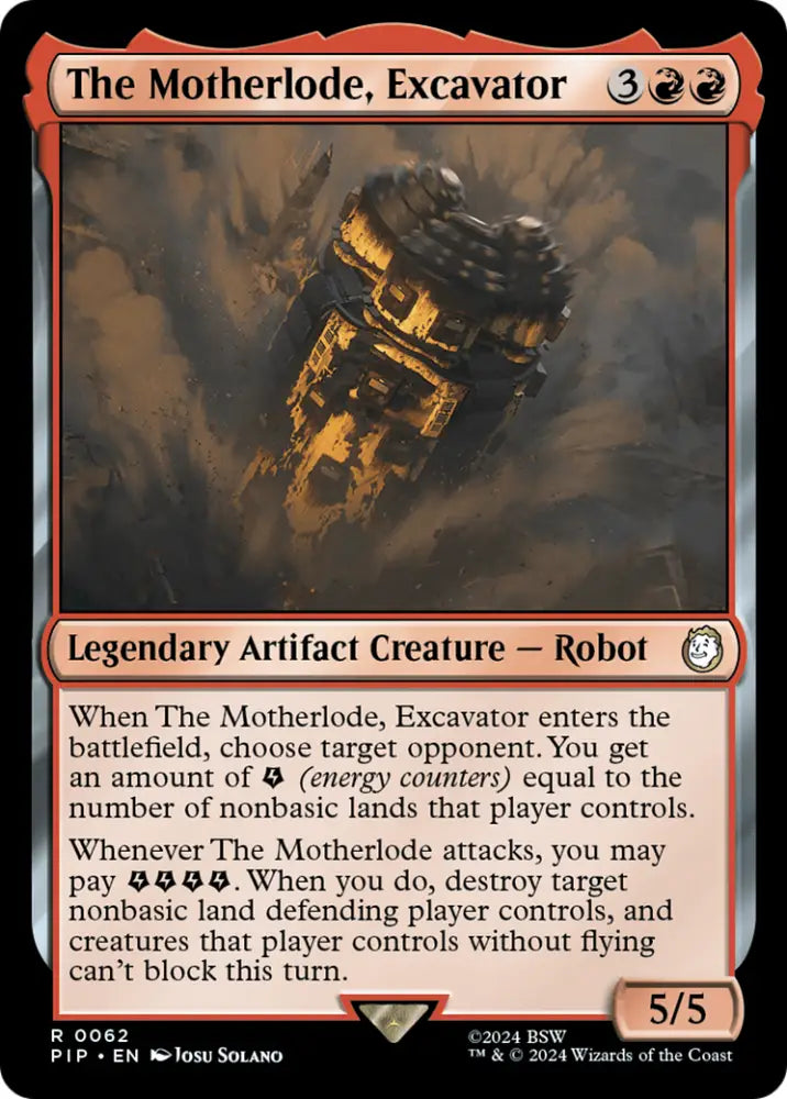 The Motherlode Excavator [Fallout] - MTG Single