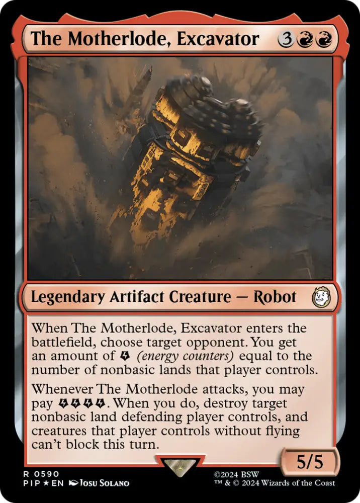 The Motherlode Excavator (Surge Foil) [Fallout] - MTG Single