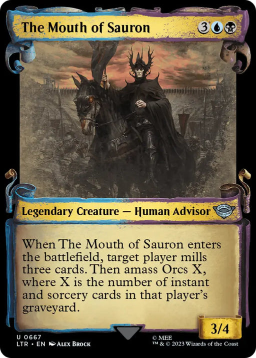 The Mouth of Sauron [The Lord of the Rings: Tales of Middle-Earth Showcase Scrolls] - MTG Single