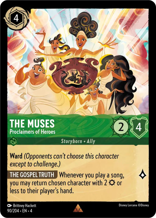 The Muses - Proclaimers of Heroes (90/204) [Ursula’s Return] - Lorcana Single