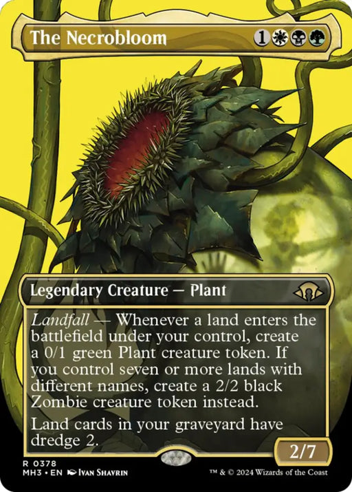 The Necrobloom (Borderless) [Modern Horizons 3] - MTG Single