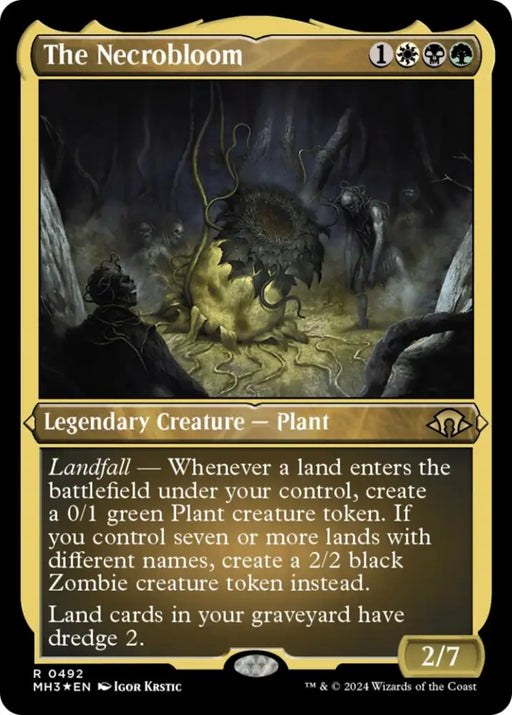 The Necrobloom (Foil Etched) [Modern Horizons 3] - MTG Single