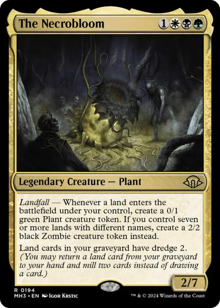 The Necrobloom [Modern Horizons 3] - MTG Single