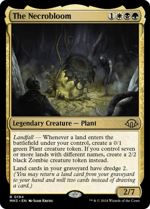 The Necrobloom [Modern Horizons 3] - MTG Single
