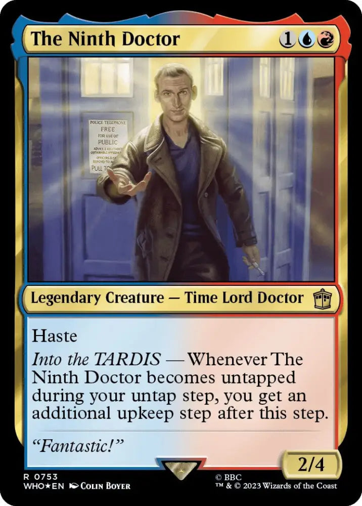 The Ninth Doctor (Surge Foil) [Doctor Who] - MTG Single
