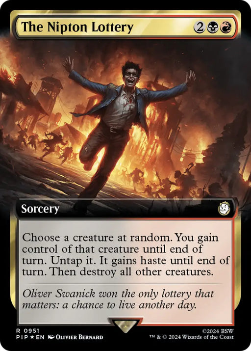 The Nipton Lottery (Extended Art) (Surge Foil) [Fallout] - MTG Single