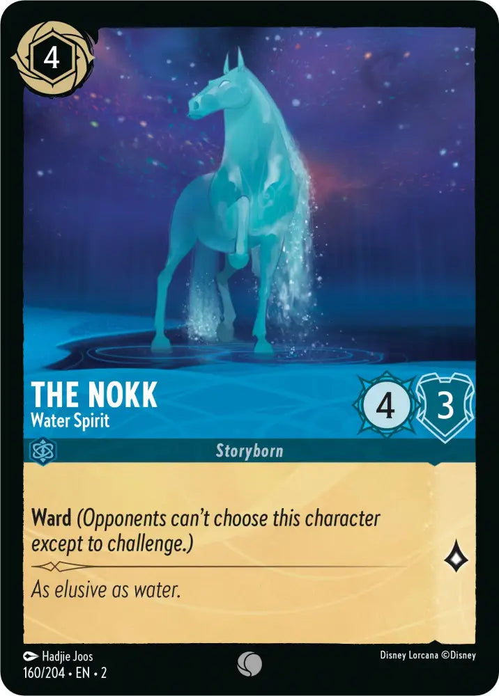 The Nokk - Water Spirit (160/204) [Rise of the Floodborn] - Lorcana Single