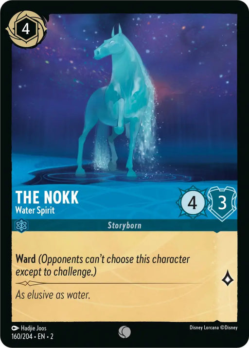 The Nokk - Water Spirit (160/204) [Rise of the Floodborn] - Lorcana Single