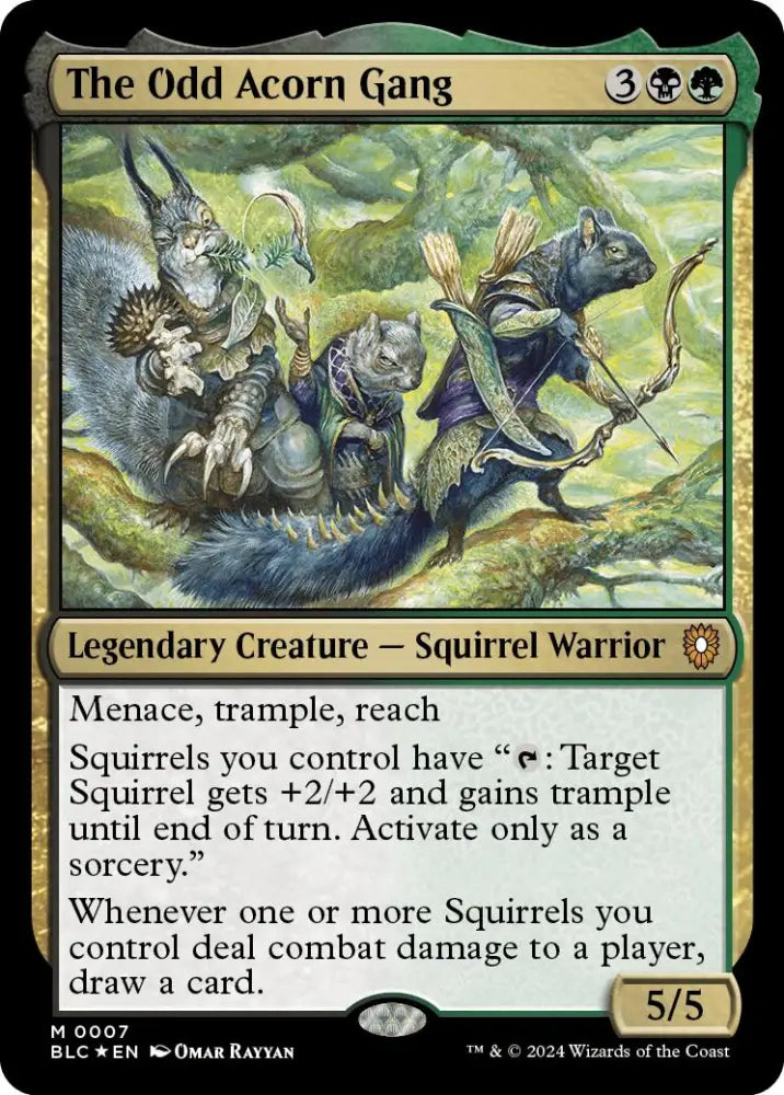 The Odd Acorn Gang [Bloomburrow Commander] - MTG Single