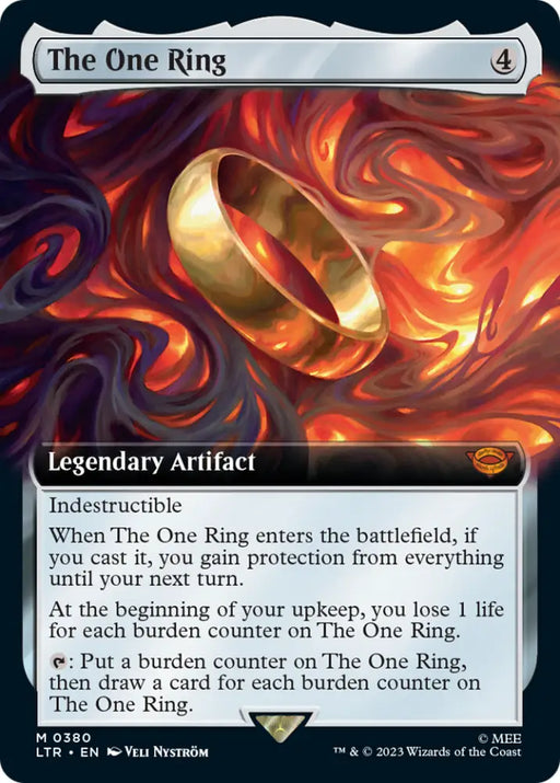The One Ring (Extended Art) [The Lord of the Rings: Tales of Middle-Earth] - MTG Single
