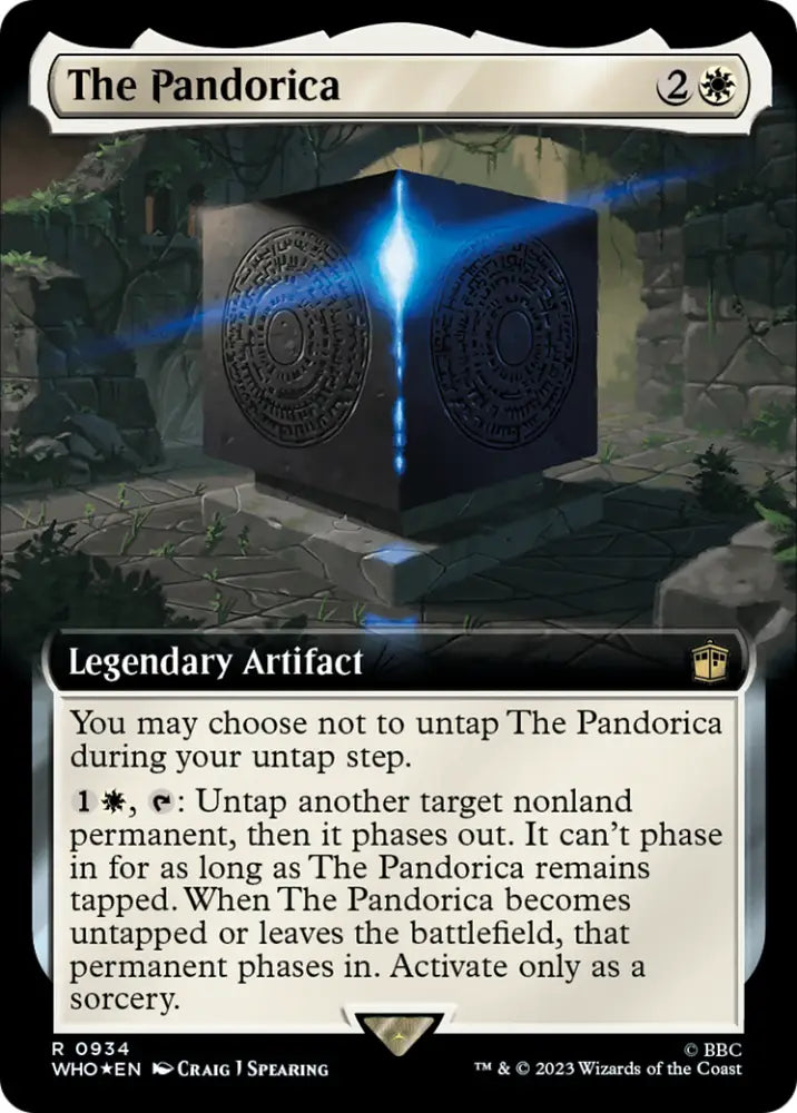 The Pandorica (Extended Art) (Surge Foil) [Doctor Who] - MTG Single