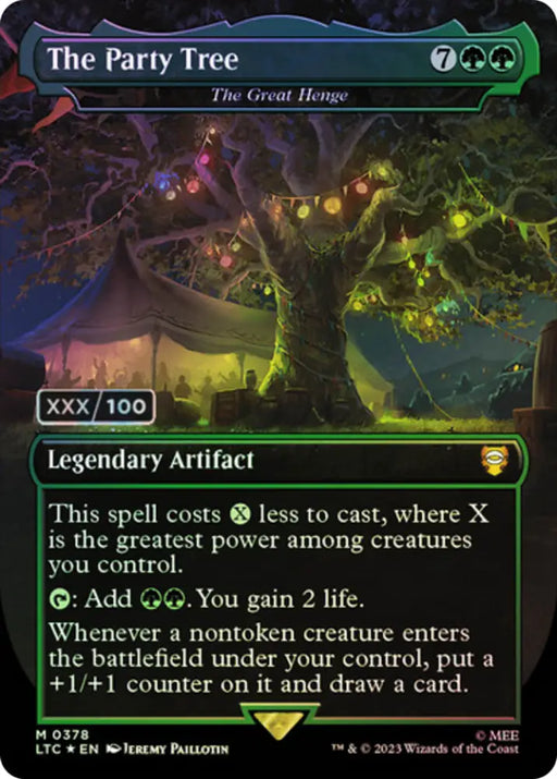 The Party Tree - The Great Henge (Serialized) [The Lord of the Rings: Tales of Middle-Earth Commander] - MTG Single